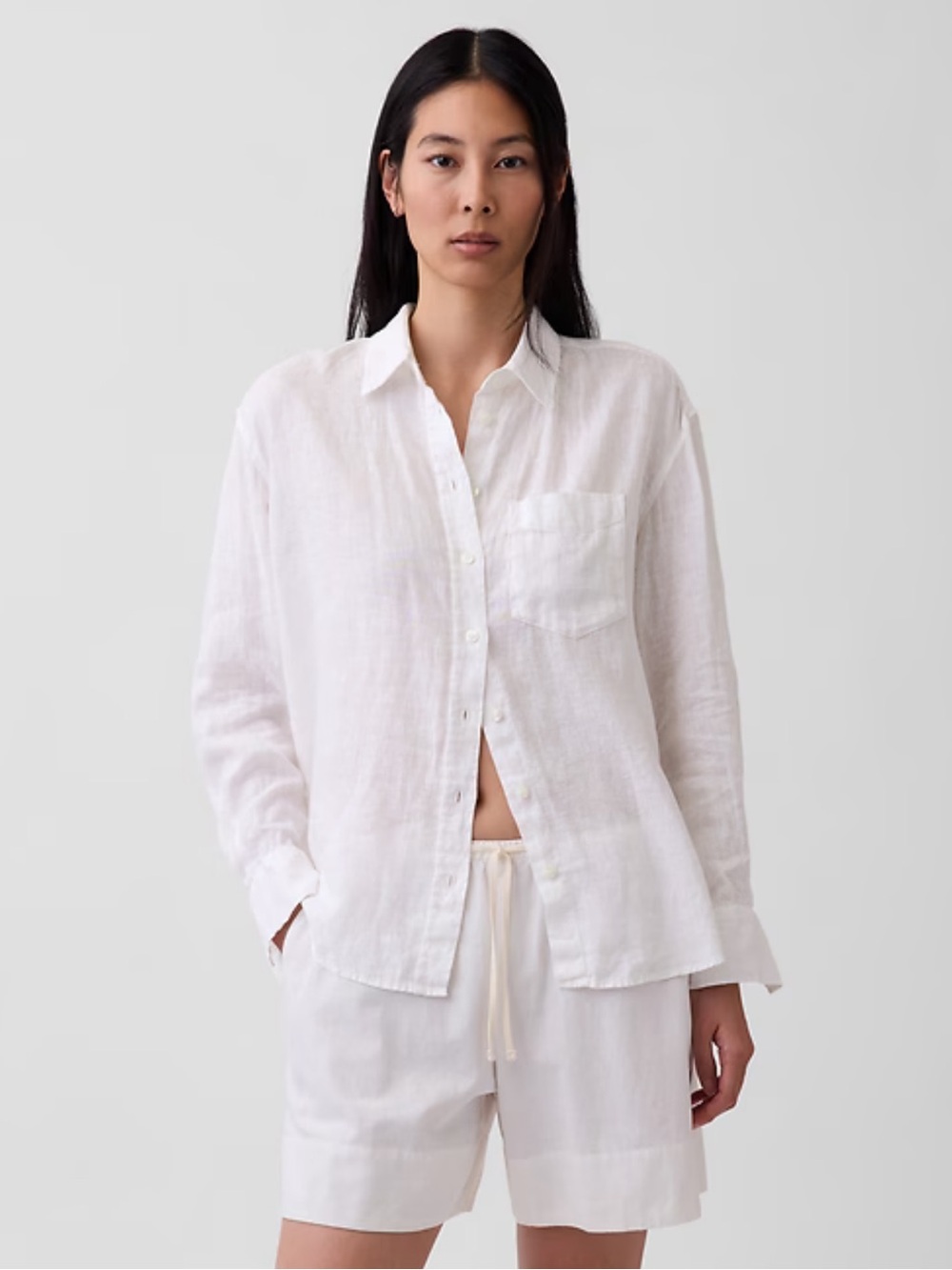 GAP Linen Boyfriend Shirt